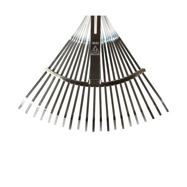 Escoba ajustable púa plana para limpieza de césped con mango aluminio / 3042CMA