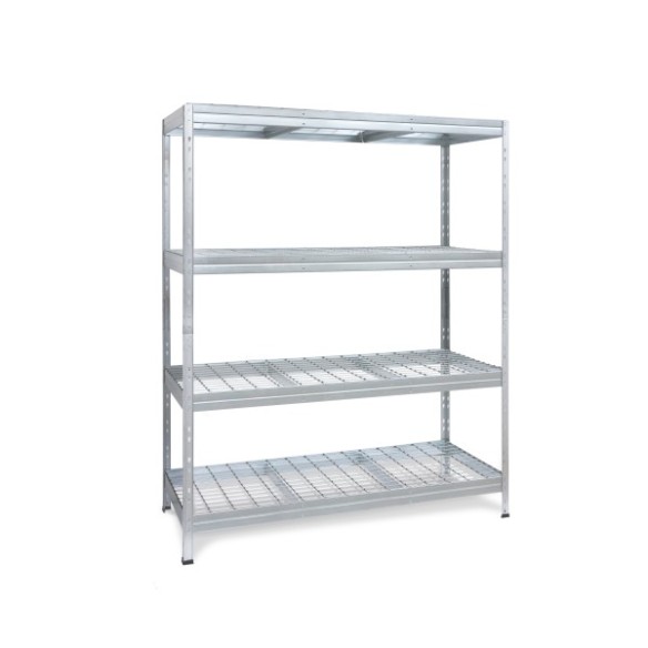 ESTANTERIA METALICA WIRE 180X150X60 GALVANIZADO
