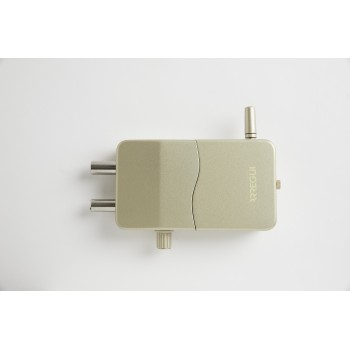 CERRADURA INVISIBLE DORADA CON ALARMA