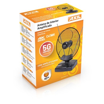 ANTENA INTERIOR ELECTRONICA UHF+VHF LTE-ANTI 5G
