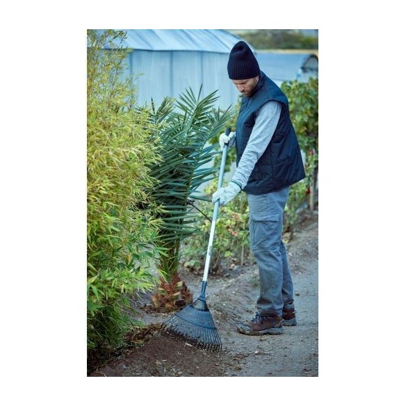 Escoba púas planas para limpieza de césped con mango aluminio  / 3041CMA