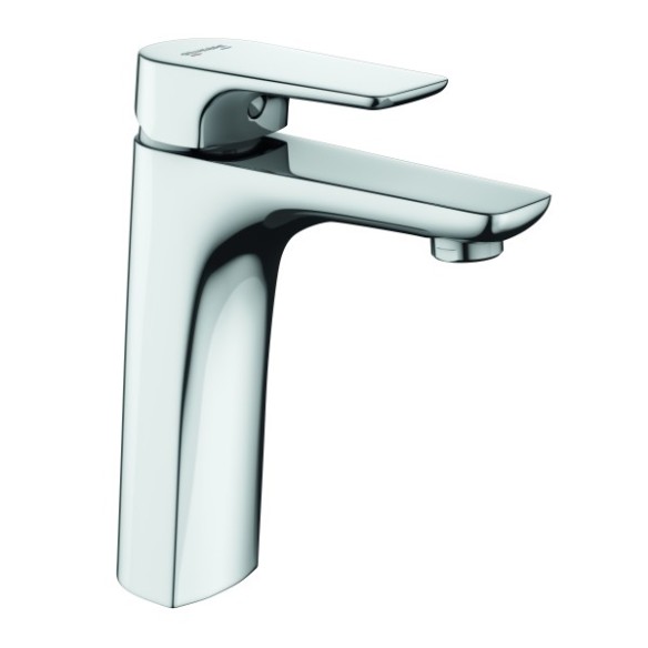 MONOMANDO DE LAVABO MEDIO ALTO KORAL CROMO