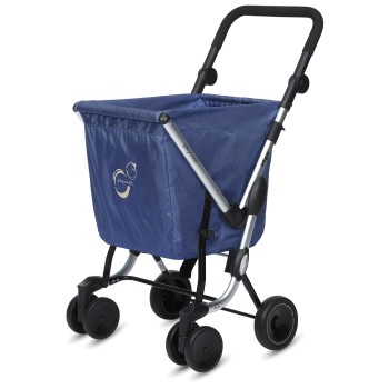 CARRO COMPRA PLEGABLE WE GO 50L MANILLARE REGULABLE 217 AZUL