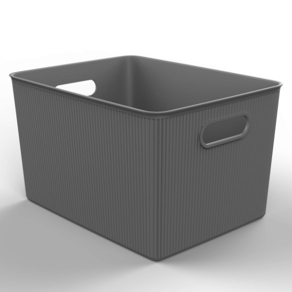 CESTA ORDENACION BAOBAB 22L 23x38.5x29.4CM XL ANTRACITA