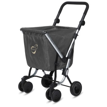 CARRO COMPRA PLEGABLE WE GO 50L MANILLARE REGULABLE 223 GRIS MARENGO