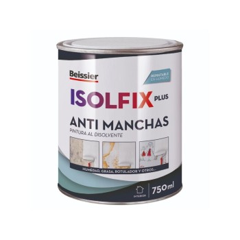 PINTURA ANTIMANCHAS ISOLFIX PLUS BLANCO 750ML