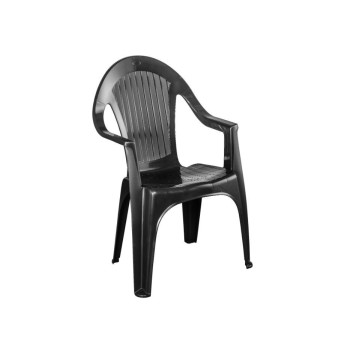 SILLON MONOBLOCK ALTO NAPOLI ANTRACITA