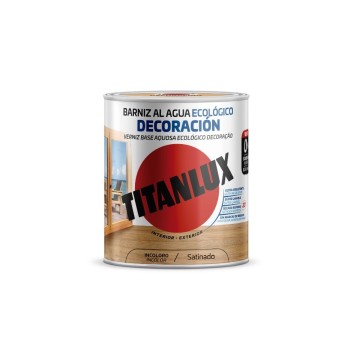 BARNIZ ECOLOGICO TITANLUX SATINADO INCOLORO 750ML