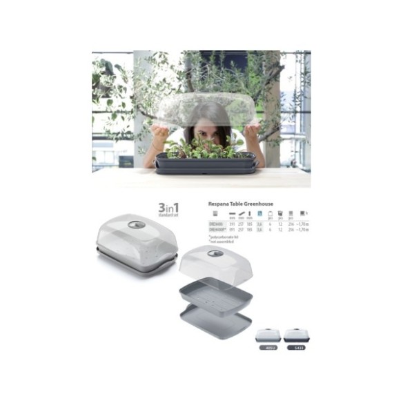 HUERTO RESPANA TABLE CON CUPULA 39 CM 3