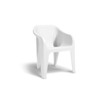 SILLA ALMERIA RESINA BLANCA