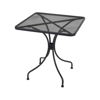 MESA ALUMINIO 70X70CM.GRIS