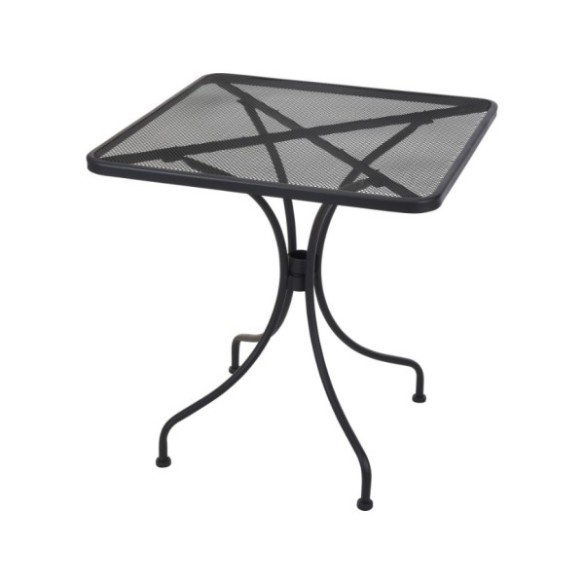 MESA ALUMINIO 70X70CM.GRIS