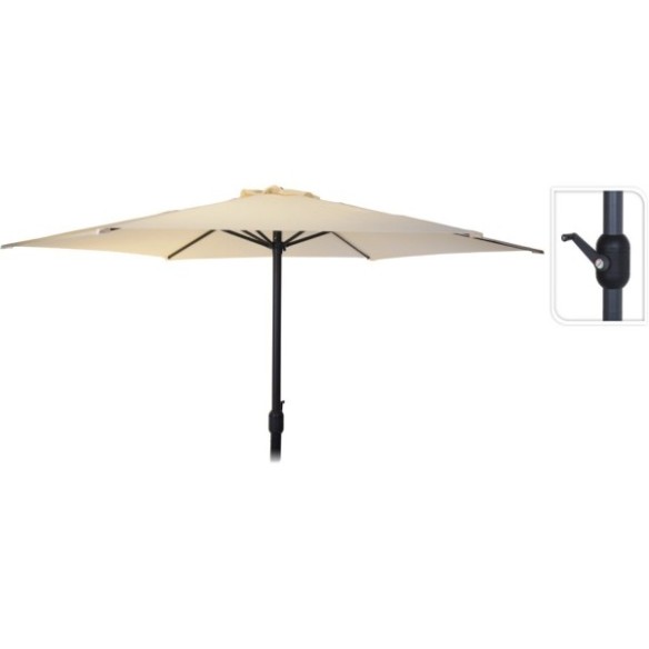 PARASOL ALUMINIO 3M  BEIGE