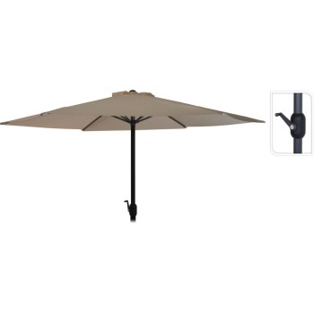PARASOL ALUMINIO 3M  TAUPE