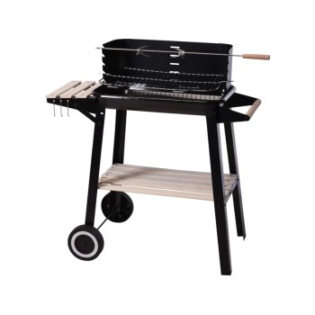 BBQ CARRO RECT.54X34X65CM.NEGRO