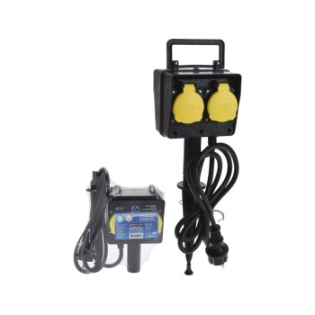 EXTENSIBLE EXTERIOR KT8000270 PINCHO CON 2 ENCHUFES 1