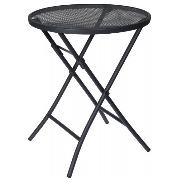 MESA PLEGABLE METAL REDONDA 60CM