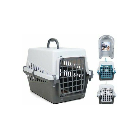 TRANSPORTIN ANIMALES PLASTICO MAX 8KG