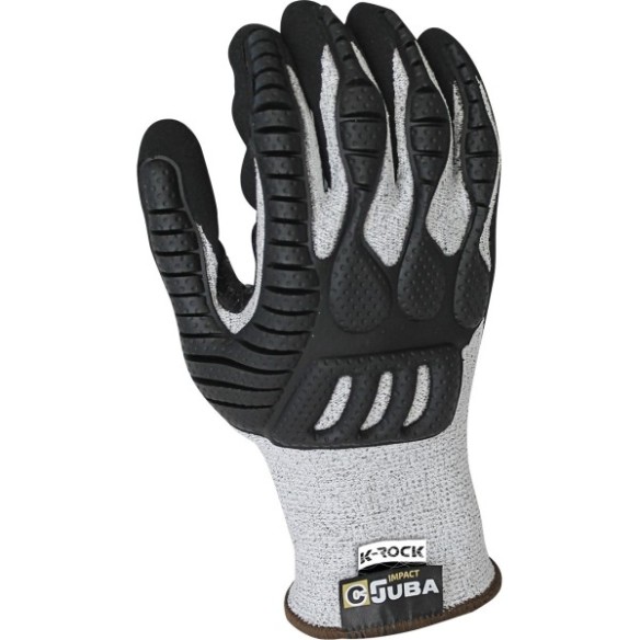 GUANTE JUBA H4560IM ANTI IMPACTOS NITRILO EN PALMA T-9