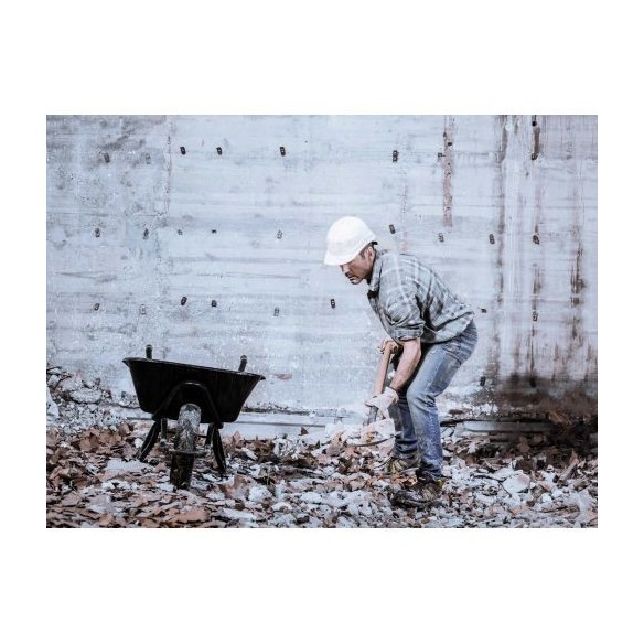 Pala punta con mango muleta para cavar y recoger escombros / 5501M