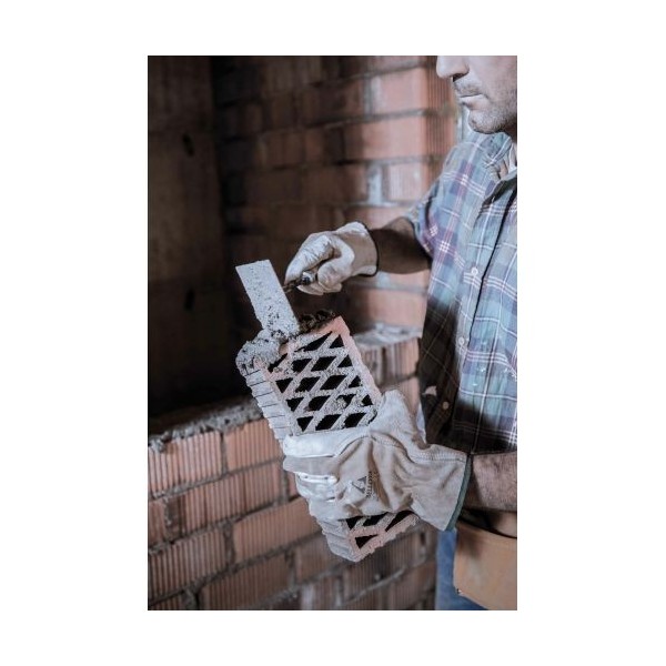 Paleta norte con mango madera para trabajos de albañilería / 5844