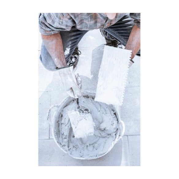 Paleta norte con mango madera para trabajos de albañilería / 5844