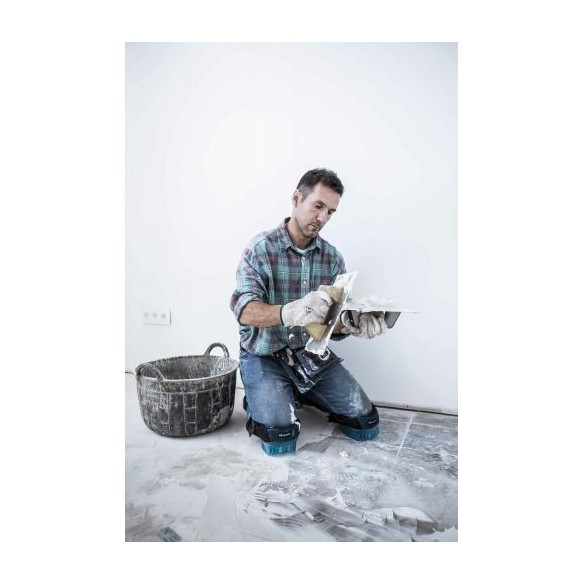 Llana recta inoxidable y afilada con mango madera para trabajos de acabado y yeso / 5861INOX