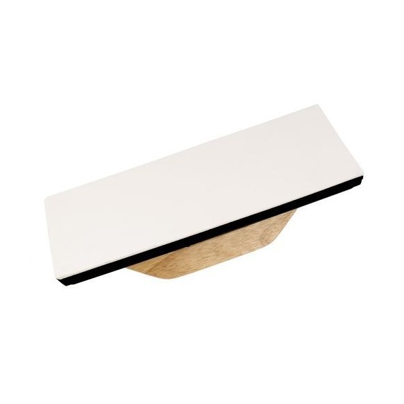 Llana goma media con mango madera para trabajos de rejunteo en alicatado y solado / 5898B