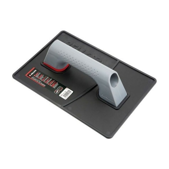 Talocha rectangular con mango plástico para fratasado de superficies / 5883