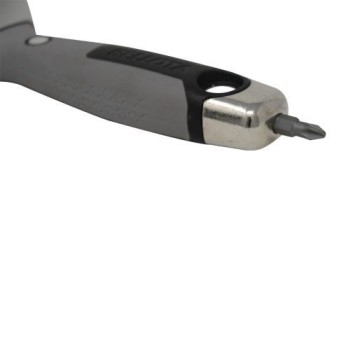 Espátula de acero inoxidable con mango bimaterial y punta para trabajos de rejunteo y remates en placa / 5894150PN 2