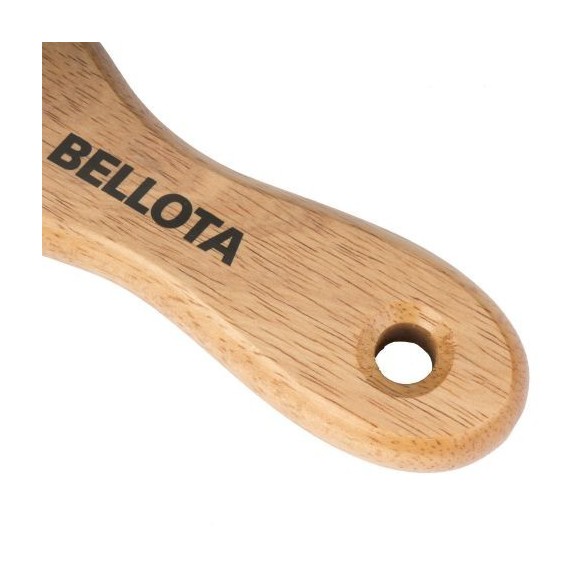 Espátula ancha americana de acero inoxidable con mango de madera para trabahos de rejunteo y remates en placa / 5895