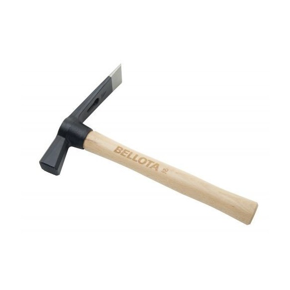 Piqueta o Alcotana pala-martillo con mango de madera para picado de paredes / 5931