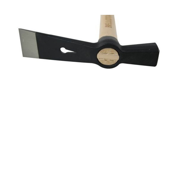 Piqueta o Alcotana pala-martillo con mango de madera para picado de paredes / 5931