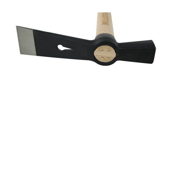 Piqueta o Alcotana pala-martillo con mango de madera para picado de paredes / 5931