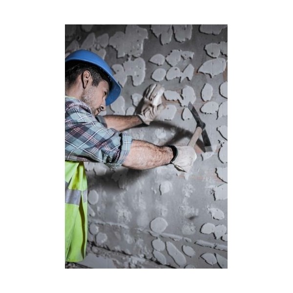 Alcotana hacha-pala con mango de madera para picado de paderes / 5932