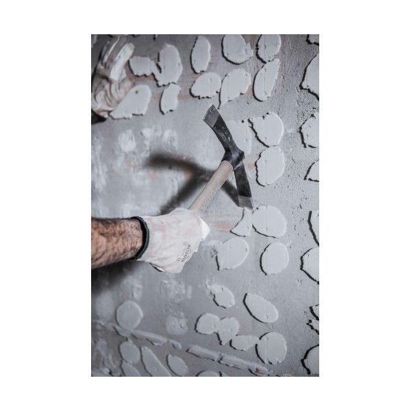 Alcotana hacha-pala con mango de madera para picado de paderes / 5932