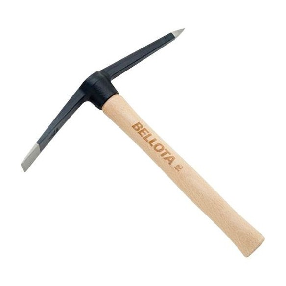 Alcotana pico-pala con mango de madera para picado de paredes / 5933