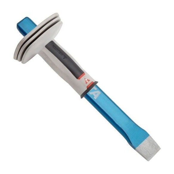 Cortafrío de acero Cr.V. con protector para apertura de rozas / 8251CP