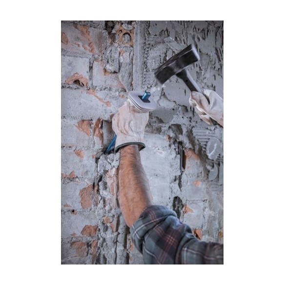 Cortafrío de acero Cr.V. con protector para apertura de rozas / 8251CP