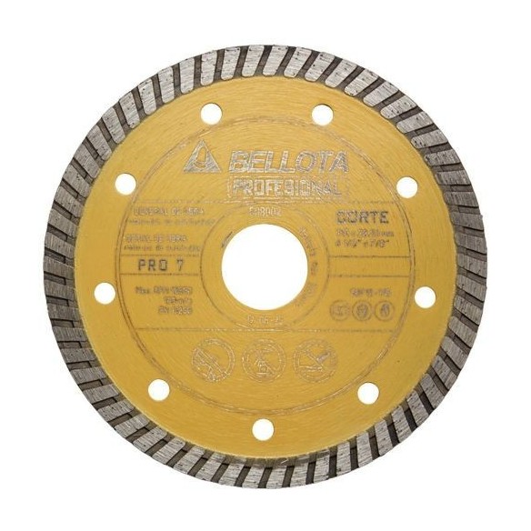 Disco diamante turbo general de obra pro7 corte seco / 50712