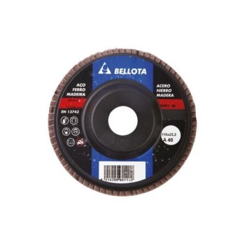 Disco de láminas base plana poliamida para desbaste madera-metal