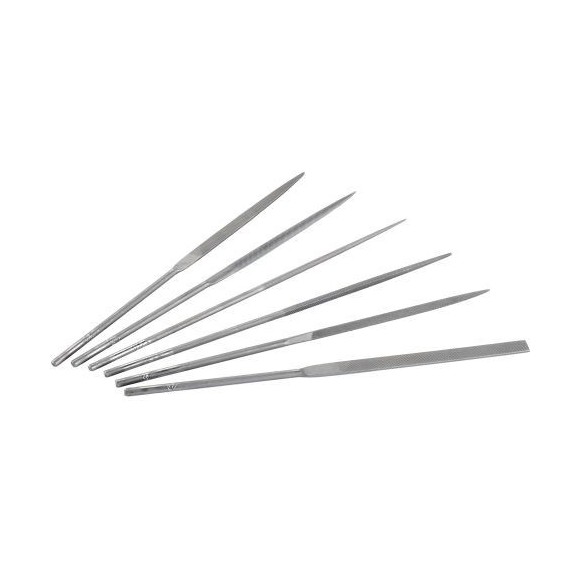 Kit de 6 limas aguja con picado basto / 4078