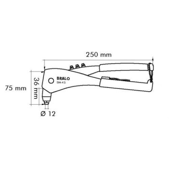 REMACHADORA MANUAL BRALO  BM-45 2