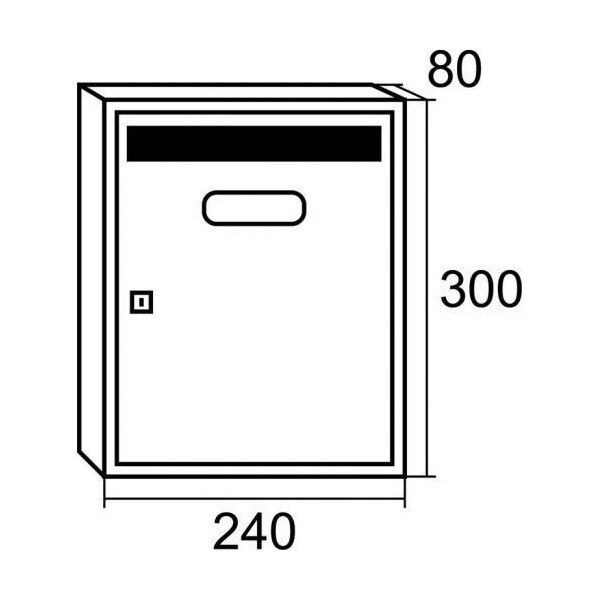 BUZÓN TEIDE ACERO INOXIDABLE