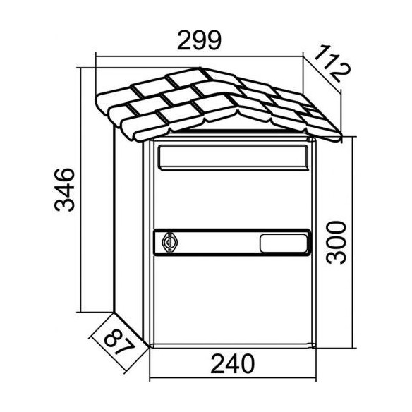 BUZÓN CHALET BLANCO