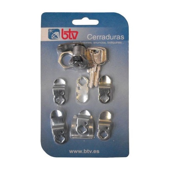 KIT CERRADURA Nº 1 CROMO