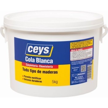 CEYS COLA BLANCA MADERA BOTE BA 5KG