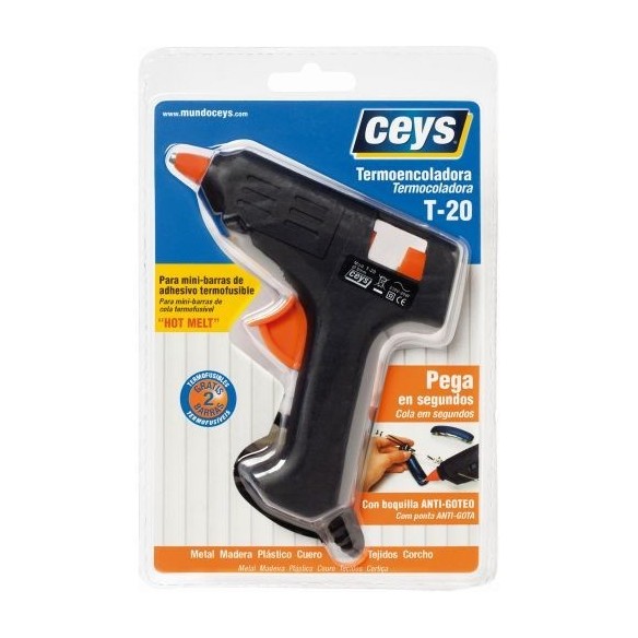 CEYS PISTOLA TERMOFUSIBLE MINI T-20