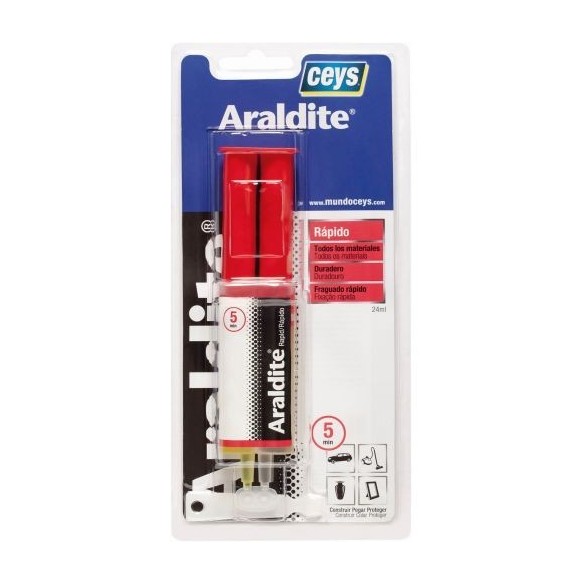 ARALDITE RAPIDO JERINGA BLISTER 24ML