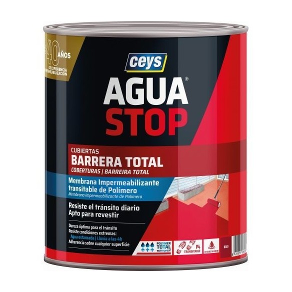 AGUA STOP BARRERA TOTAL 1KG ROJO